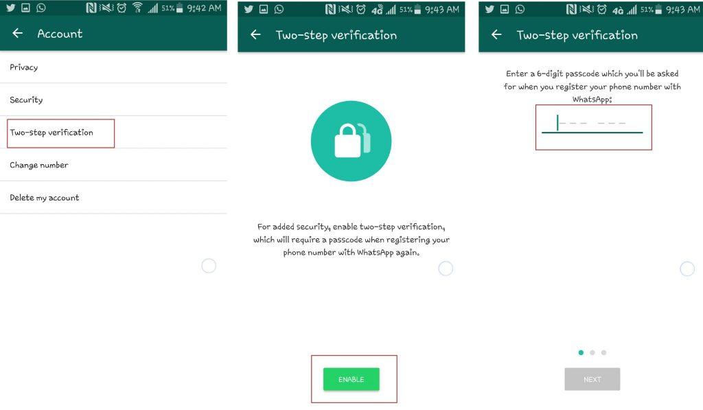 How to prevent someone from Hacking your Whatsapp using 2 step verification