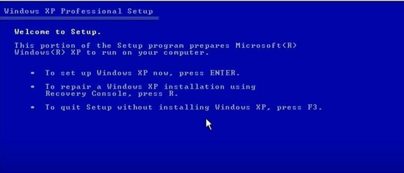 windows xp blunders system32 hal.dll mancante