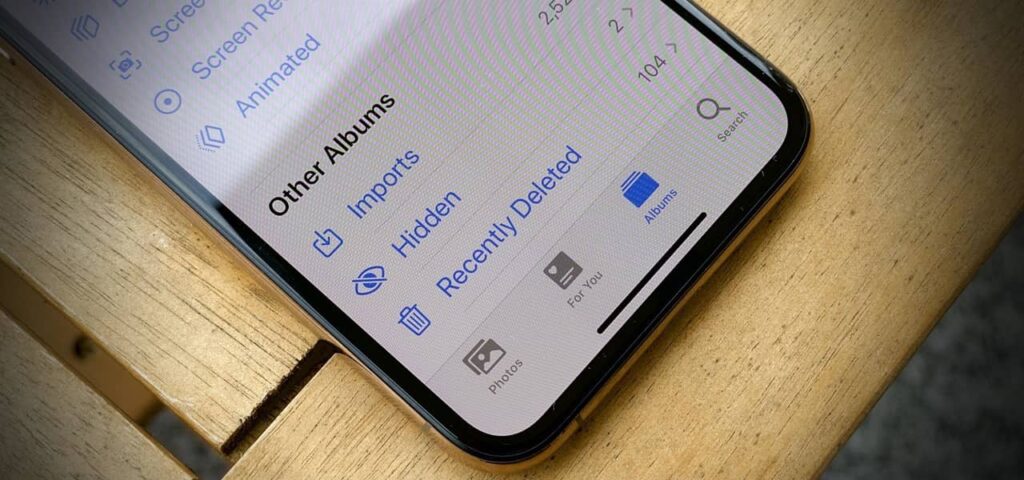 how to actually hide the hidden photos album on iphone