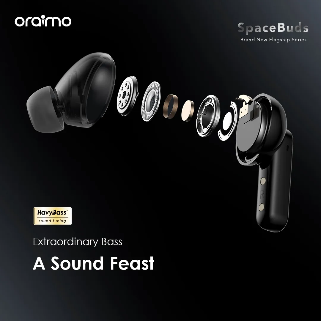 The oraimo SpaceBuds:  The Most Powerful Earbuds in oraimo History